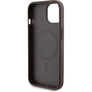 Buy Guess GUBPM5P15S4GEMGW Apple iPhone 15 hardcase + Powerbank 5000mAh MagSafe 4G Metal Logo brown - GUE3416 - {ean13} - Home Screen Store Europe