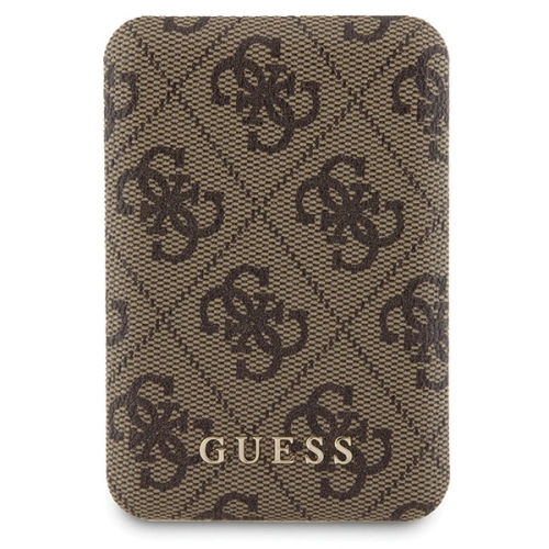 Kup Zestaw Guess GUBPM5P15S4GEMGW Apple iPhone 15 hardcase + Powerbank 5000mAh MagSafe 4G Metal Logo brązowy/brown - GUE3416 - {ean13} - Sklep Home Screen