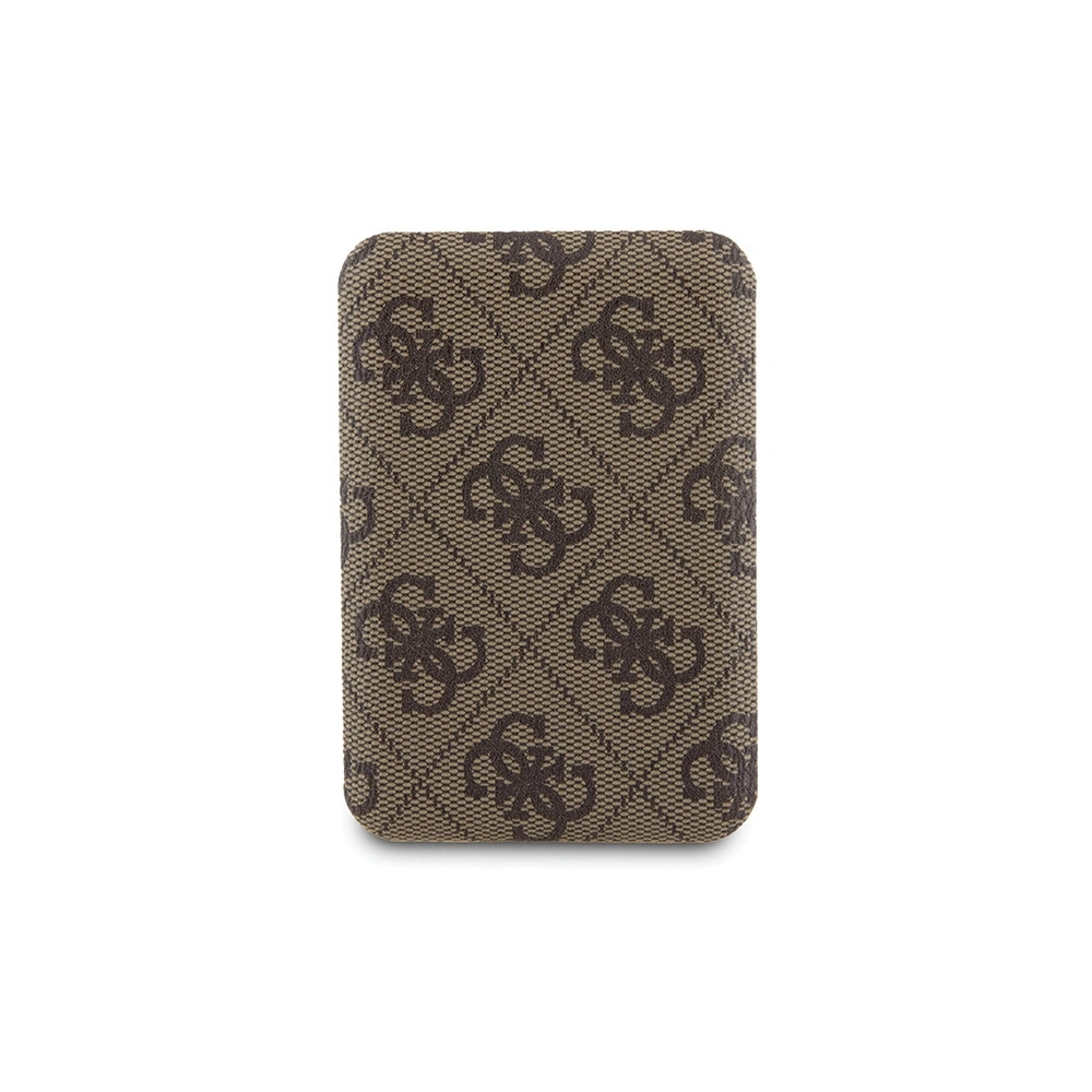 Zestaw Guess GUBPM5P15S4GEMGW Apple iPhone 15 hardcase + Powerbank 5000mAh MagSafe 4G Metal Logo brązowy/brown