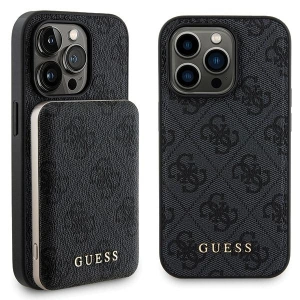 Kup Zestaw Guess GUBPM5P15X4GEMGK Apple iPhone 15 Pro Max hardcase + Powerbank 5000mAh MagSafe 4G Metal Logo czarny/black - GUE3417 - {ean13} - Sklep Home Screen