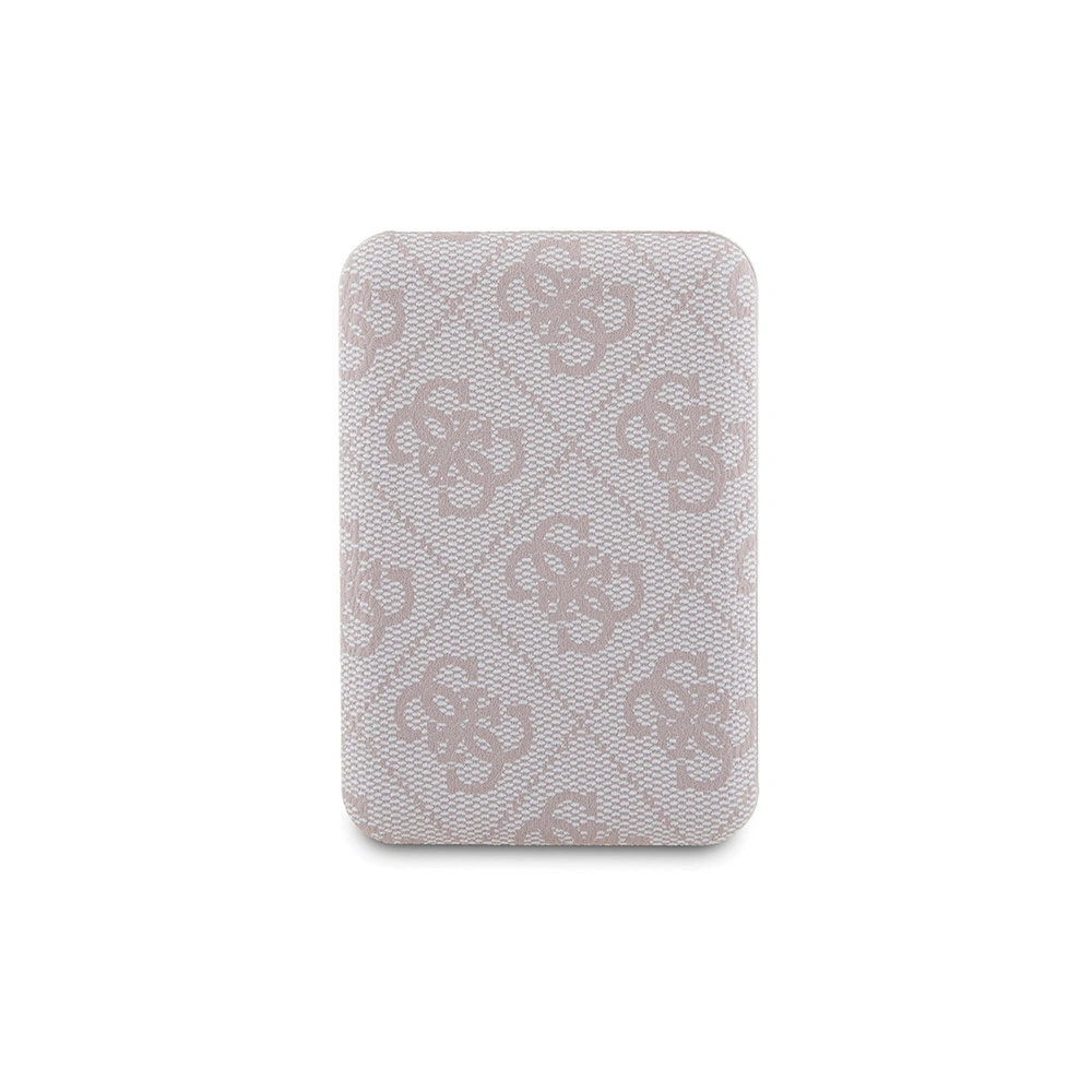 Zestaw Guess GUBPM5P15X4GEMGP Apple iPhone 15 Pro Max hardcase + Powerbank 5000mAh MagSafe 4G Metal Logo różowy/pink
