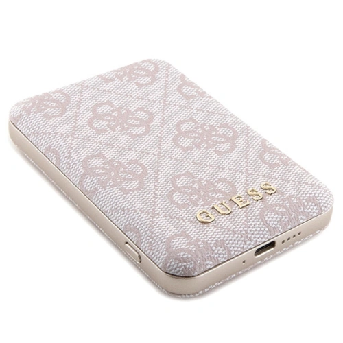 Kup Set Guess GUBPM5P15X4GEMGP Apple iPhone 15 Pro Max hardcase + Powerbank 5000mAh MagSafe 4G Metal Logo roz/pink - GUE3418 - {ean13} - Sklep Home Screen