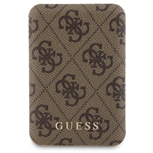 Kup Set Guess GUBPM5P15X4GEMGW Apple iPhone 15 Pro Max Hardcase + Powerbank 5000mAh MagSafe 4G Metall-Logo braun/brown - GUE3419 - {ean13} - Sklep Home Screen