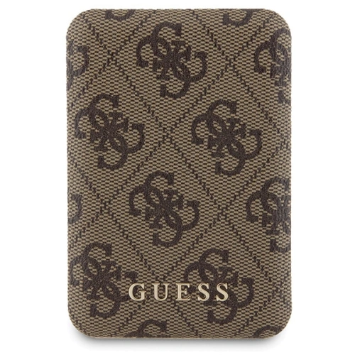 Kup Zestav Guess GUBPM5P15X4GEMGW Apple iPhone 15 Pro Max hardcase + Powerbank 5000mAh MagSafe 4G Metal Logo hnědý/brown - GUE3419 - {ean13} - Sklep Home Screen