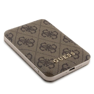 Kup Set Guess GUBPM5P15X4GEMGW Apple iPhone 15 Pro Max Hardcase + Powerbank 5000mAh MagSafe 4G Metall-Logo braun/brown - GUE3419 - {ean13} - Sklep Home Screen