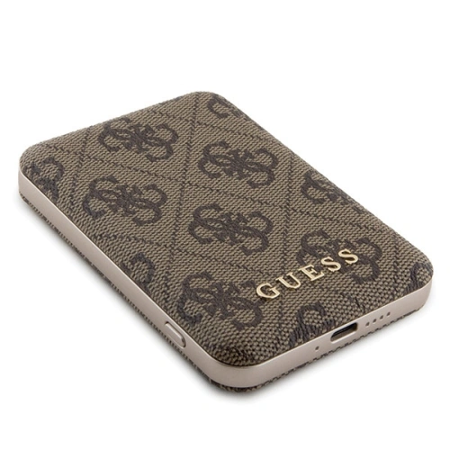 Kup Zestav Guess GUBPM5P15X4GEMGW Apple iPhone 15 Pro Max hardcase + Powerbank 5000mAh MagSafe 4G Metal Logo hnědý/brown - GUE3419 - {ean13} - Sklep Home Screen