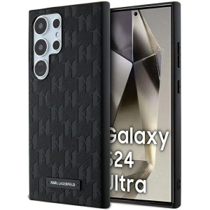 Buy Karl Lagerfeld KLHCS24LSAKLHPK Samsung Galaxy S24 Ultra hardcase Saffiano Mono Metal Logo black - KLD1951 - {ean13} - Home Screen Store Europe