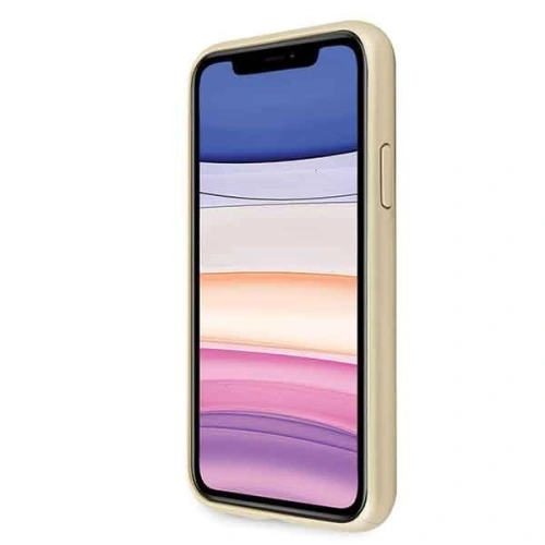 Kup Etui Guess GUHCN61RSSASGO Apple iPhone 11 auriu/hard case Saffiano 4G Circle Logo - GUE236GLD - {ean13} - Sklep Home Screen