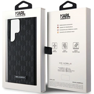 Kup Case Karl Lagerfeld KLHCS24LSAKLHPK Samsung Galaxy S24 Ultra Hardcase Saffiano Mono Metal Logo schwarz/black - KLD1951 - {ean13} - Sklep Home Screen
