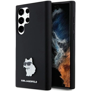 Kup Etui Karl Lagerfeld KLHCS24LSMHCNPK Samsung Galaxy S24 Ultra tvrdý kryt silikon Choupette Metal Pin černý/black - KLD1952 - {ean13} - Sklep Home Screen