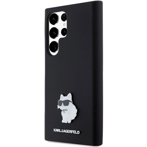 Kup Case Karl Lagerfeld KLHCS24LSMHCNPK Samsung Galaxy S24 Ultra Hartschale Silikon Choupette Metallpin schwarz/black - KLD1952 - {ean13} - Sklep Home Screen