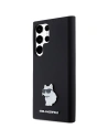 Kup Etui Karl Lagerfeld KLHCS24LSMHCNPK Samsung Galaxy S24 Ultra hardcase Silicone Choupette Metal Pin czarny/black - KLD1952 - {ean13} - Sklep Home Screen