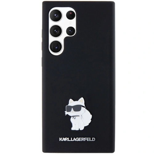 Kup Case Karl Lagerfeld KLHCS24LSMHCNPK Samsung Galaxy S24 Ultra Hartschale Silikon Choupette Metallpin schwarz/black - KLD1952 - {ean13} - Sklep Home Screen