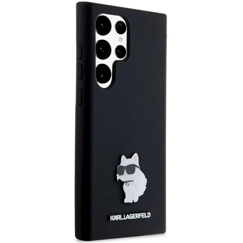 Kup Case Karl Lagerfeld KLHCS24LSMHCNPK Samsung Galaxy S24 Ultra Hartschale Silikon Choupette Metallpin schwarz/black - KLD1952 - {ean13} - Sklep Home Screen