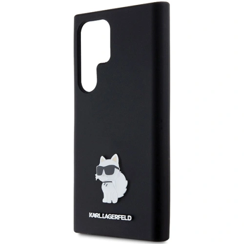 Kup Case Karl Lagerfeld KLHCS24LSMHCNPK Samsung Galaxy S24 Ultra Hartschale Silikon Choupette Metallpin schwarz/black - KLD1952 - {ean13} - Sklep Home Screen