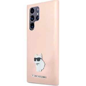 Buy Karl Lagerfeld KLHCS24LSMHCNPP Samsung Galaxy S24 Ultra Silicone Choupette Metal Pin pink - KLD1953 - {ean13} - Home Screen Store Europe