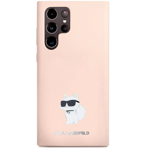 Kup Etui Karl Lagerfeld KLHCS24LSMHCNPP Samsung Galaxy S24 Ultra Silicone Choupette Metal Pin roz/roz - KLD1953 - {ean13} - Sklep Home Screen