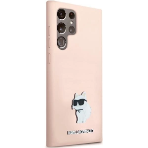 Buy Karl Lagerfeld KLHCS24LSMHCNPP Samsung Galaxy S24 Ultra Silicone Choupette Metal Pin pink - KLD1953 - {ean13} - Home Screen Store Europe