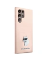 Kup Etui Karl Lagerfeld KLHCS24LSMHCNPP Samsung Galaxy S24 Ultra Silicone Choupette Metal Pin roz/roz - KLD1953 - {ean13} - Sklep Home Screen