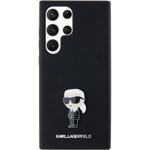 Kup Etui Karl Lagerfeld KLHCS24LSMHKNPK Samsung Galaxy S24 Ultra Silikon Ikonik Metal Pin černý/black - KLD1955 - {ean13} - Sklep Home Screen