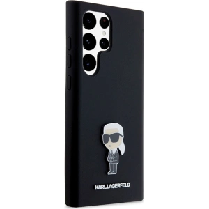 Buy Karl Lagerfeld KLHCS24LSMHKNPK Samsung Galaxy S24 Ultra Silicone Ikonik Metal Pin black - KLD1955 - {ean13} - Home Screen Store Europe