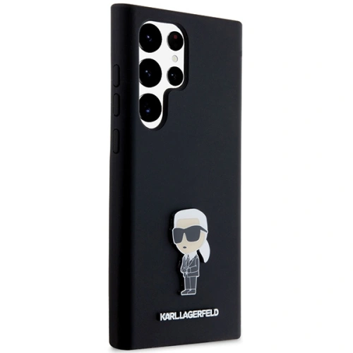Buy Karl Lagerfeld KLHCS24LSMHKNPK Samsung Galaxy S24 Ultra Silicone Ikonik Metal Pin black - KLD1955 - {ean13} - Home Screen Store Europe