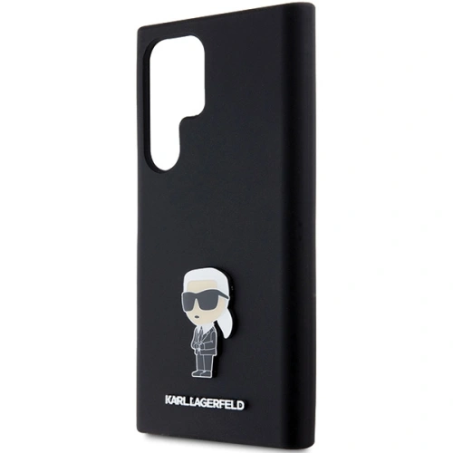 Buy Karl Lagerfeld KLHCS24LSMHKNPK Samsung Galaxy S24 Ultra Silicone Ikonik Metal Pin black - KLD1955 - {ean13} - Home Screen Store Europe