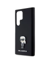 Kup Etui Karl Lagerfeld KLHCS24LSMHKNPK Samsung Galaxy S24 Ultra Silicone Ikonik Metal Pin negru/black - KLD1955 - {ean13} - Sklep Home Screen