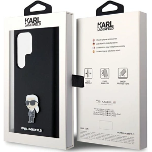 Buy Karl Lagerfeld KLHCS24LSMHKNPK Samsung Galaxy S24 Ultra Silicone Ikonik Metal Pin black - KLD1955 - {ean13} - Home Screen Store Europe