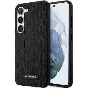 Kup Etui Karl Lagerfeld KLHCS24MSAKLHPK Samsung Galaxy S24+ Plus kemény tok Saffiano Mono Metal Logo fekete/black - KLD1956 - {ean13} - Sklep Home Screen