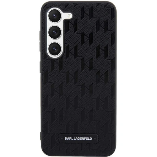 Kup Etui Karl Lagerfeld KLHCS24MSAKLHPK Samsung Galaxy S24+ Plus kemény tok Saffiano Mono Metal Logo fekete/black - KLD1956 - {ean13} - Sklep Home Screen