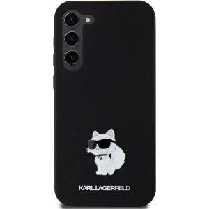 Kup Etui Karl Lagerfeld KLHCS24MSMHCNPK Samsung Galaxy S24+ Plus hardcase silikon Choupette Metal Pin černý/black - KLD1957 - {ean13} - Sklep Home Screen