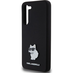 Kup Etui Karl Lagerfeld KLHCS24MSMHCNPK Samsung Galaxy S24+ Plus hardcase Silicone Choupette Metal Pin czarny/black - KLD1957 - {ean13} - Sklep Home Screen