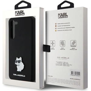 Kup Etui Karl Lagerfeld KLHCS24MSMHCNPK Samsung Galaxy S24+ Plus hardcase silikon Choupette Metal Pin černý/black - KLD1957 - {ean13} - Sklep Home Screen