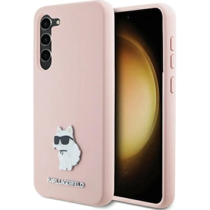Kup Case Karl Lagerfeld KLHCS24MSMHCNPP Samsung Galaxy S24+ Plus Silikon Choupette Metall Pin rosa/pink - KLD1958 - {ean13} - Sklep Home Screen