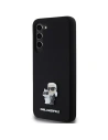 Kup Case Karl Lagerfeld KLHCS24MSMHKCNPK Samsung Galaxy S24+ Plus Hardcase Silikon Karl&Choupette Metallpin schwarz/black - KLD1959 - {ean13} - Sklep Home Screen