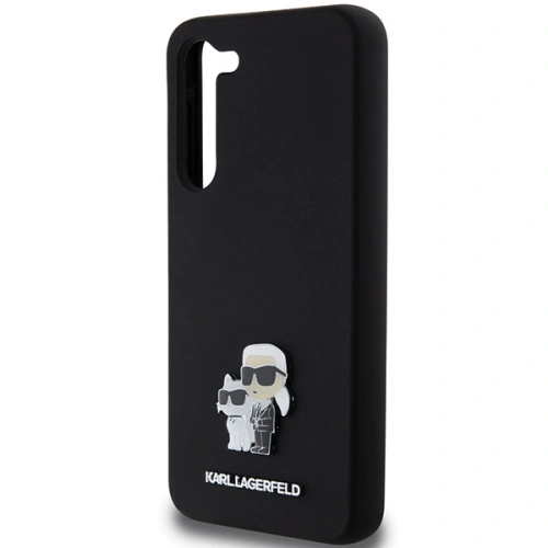 Kup Etui Karl Lagerfeld KLHCS24MSMHKCNPK Samsung Galaxy S24+ Plus hardcase silikon Karl&Choupette Metal Pin černý/black - KLD1959 - {ean13} - Sklep Home Screen