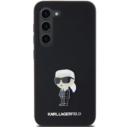 Kup Etui Karl Lagerfeld KLHCS24MSMHKNPK Samsung Galaxy S24+ Plus Silicone Ikonik Metal Pin černý/black - KLD1960 - {ean13} - Sklep Home Screen