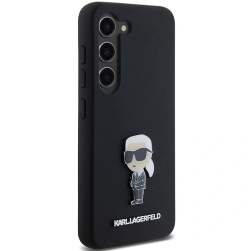 Kup Etui Karl Lagerfeld KLHCS24MSMHKNPK Samsung Galaxy S24+ Plus Silicone Ikonik Metal Pin černý/black - KLD1960 - {ean13} - Sklep Home Screen