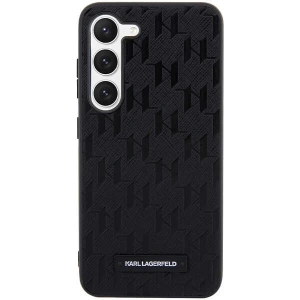 Kup Etui Karl Lagerfeld KLHCS24SSAKLHPK Samsung Galaxy S24 hardcase Saffiano Mono Metal Logo czarny/black - KLD1961 - {ean13} - Sklep Home Screen