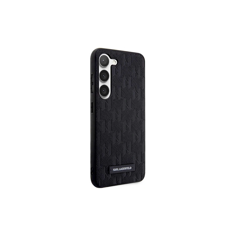 Etui Karl Lagerfeld KLHCS24SSAKLHPK Samsung Galaxy S24 hardcase Saffiano Mono Metal Logo czarny/black