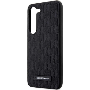 Kup Etui Karl Lagerfeld KLHCS24SSAKLHPK Samsung Galaxy S24 hardcase Saffiano Mono Metal Logo czarny/black - KLD1961 - {ean13} - Sklep Home Screen