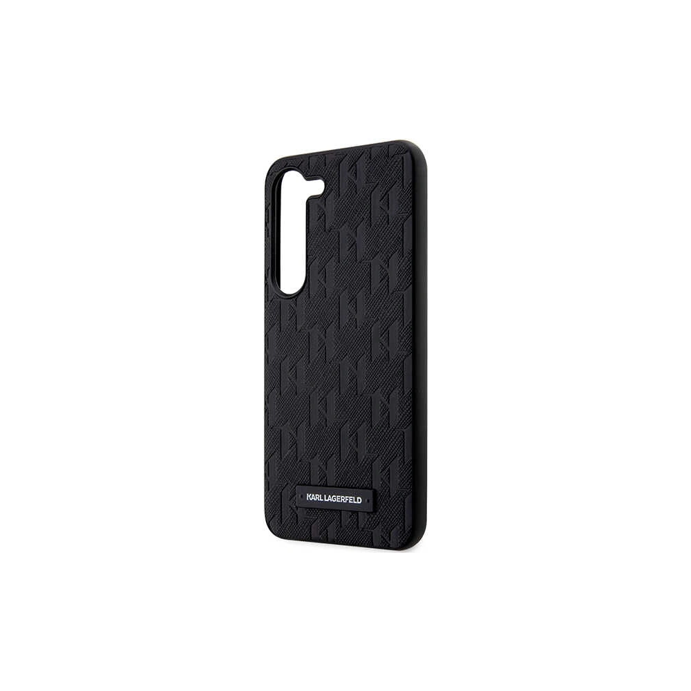 Etui Karl Lagerfeld KLHCS24SSAKLHPK Samsung Galaxy S24 hardcase Saffiano Mono Metal Logo czarny/black
