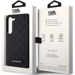 Kup Etui Karl Lagerfeld KLHCS24SSAKLHPK Samsung Galaxy S24 hardcase Saffiano Mono Metal Logo czarny/black - KLD1961 - {ean13} - Sklep Home Screen