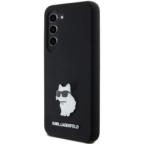 Kup Case Karl Lagerfeld KLHCS24SSMHCNPK Samsung Galaxy S24 Hardcase Silikon Choupette Metal Pin schwarz/black - KLD1962 - {ean13} - Sklep Home Screen