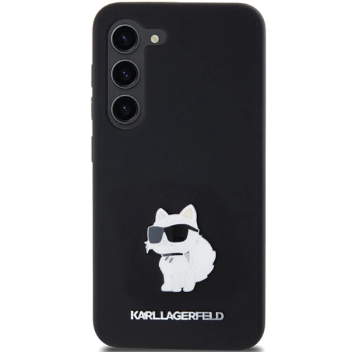 Kup Case Karl Lagerfeld KLHCS24SSMHCNPK Samsung Galaxy S24 Hardcase Silikon Choupette Metal Pin schwarz/black - KLD1962 - {ean13} - Sklep Home Screen