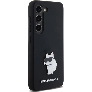 Kup Etui Karl Lagerfeld KLHCS24SSMHCNPK Samsung Galaxy S24 hardcase Silicone Choupette Metal Pin czarny/black - KLD1962 - {ean13} - Sklep Home Screen