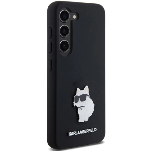 Kup Case Karl Lagerfeld KLHCS24SSMHCNPK Samsung Galaxy S24 Hardcase Silikon Choupette Metal Pin schwarz/black - KLD1962 - {ean13} - Sklep Home Screen