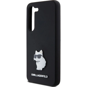 Kup Etui Karl Lagerfeld KLHCS24SSMHCNPK Samsung Galaxy S24 hardcase Silicone Choupette Metal Pin czarny/black - KLD1962 - {ean13} - Sklep Home Screen