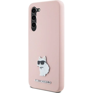 Kup Etui Karl Lagerfeld KLHCS24SSMHCNPP Samsung Galaxy S24 Silicone Choupette Metal Pin różowy/pink - KLD1963 - {ean13} - Sklep Home Screen